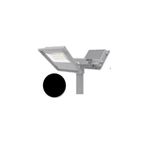 Fixation mât pour projecteur extérieur TWISTER - Simple/Double - Noir
