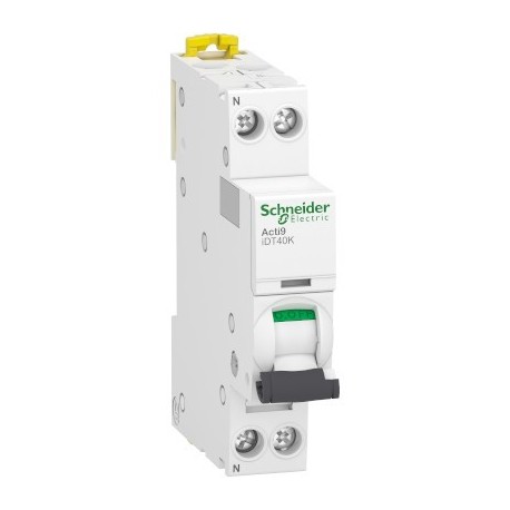 Disjoncteur 32A - iDT40K Acti9 - 4.5kA - Courbe C - 1P+N