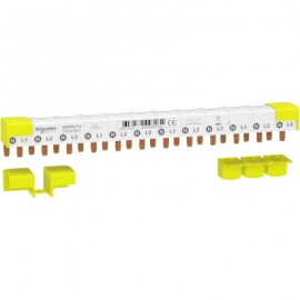Peigne de raccordement horizontal Acti9 - 80A - 3P+N - 12 modules de 18mm