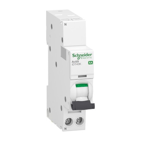 Disjoncteur 16A - iDT40K XA Acti9 - 4.5kA - courbe C - 1P+N
