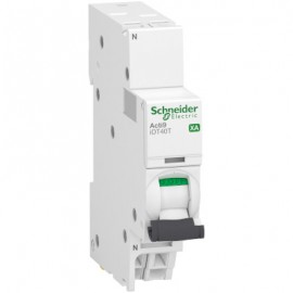 Disjoncteur 10A - iDT40T XA Acti9 - 6kA - courbe C - 1P+N - Borne auto par le bas