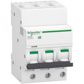 Disjoncteur 20A - iDT40T XA Acti9 - 6kA - courbe C - 3P - auto-vis