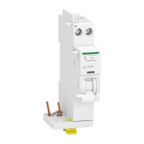 Bloc différentiel 40A - Vigi iTG40 - 300 mA - Type AC - 1P+N