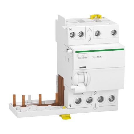 Bloc différentiel 40A - Vigi iTG40 - 300mA - Type AC - 3P+N