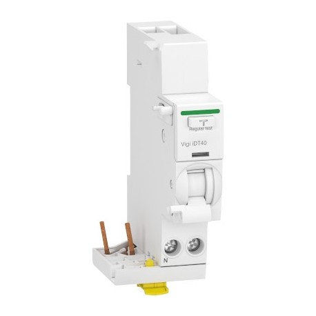 Bloc différentiel 25A - Vigi iDT40 -Départ - 300 mA - Type AC - 1P+N