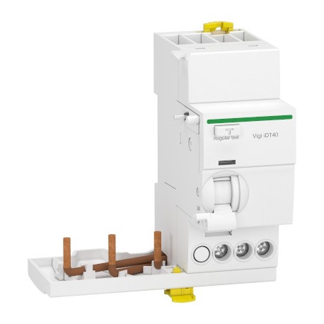 Bloc différentiel 25A - Vigi iDT40 -Départ - 300 mA - Type Asi - 3P
