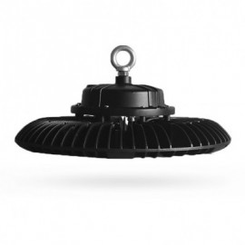 Lampe industrielle UFO LED - 150W - 4000K - Rond - Suspendu - Noir