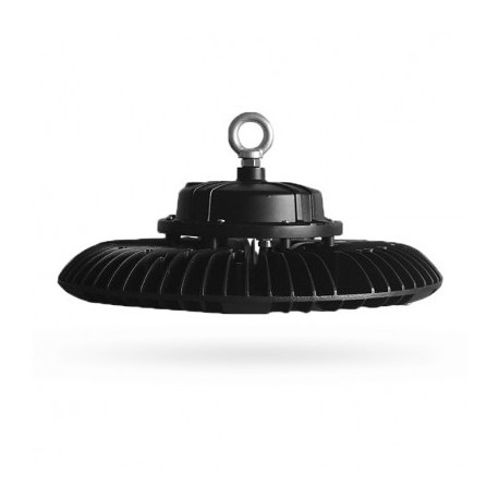 Lampe industrielle UFO LED - 250W - 4000K - Rond - Suspendu - Noir