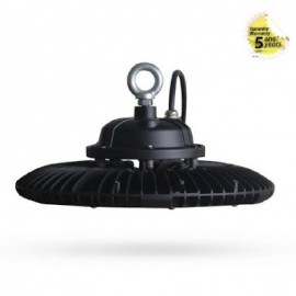 Lampe industrielle UFO LED - 100W - 4000K - Rond - Suspendu - Noir - MeanWell