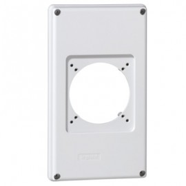 Plastron pour coffret P17 - 220x125 - recevant 1 - Pour socles 16 ou 32A