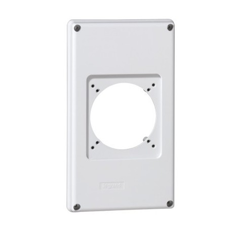 Plastron pour coffret P17 - 220x125 - recevant 1 - Pour socles 16 ou 32A