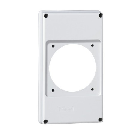 Plastron pour coffret P17 - 220x125 - recevant 1 - Pour socles 63A
