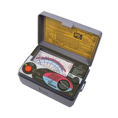 Mes.d'isol./continuité analog.250/500/1000 V jusqu'à 400MOhm - Antichoc
