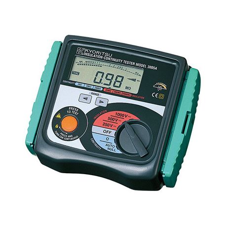 Mes.d'isol./continuité numérique 250/500/1000 V 2000