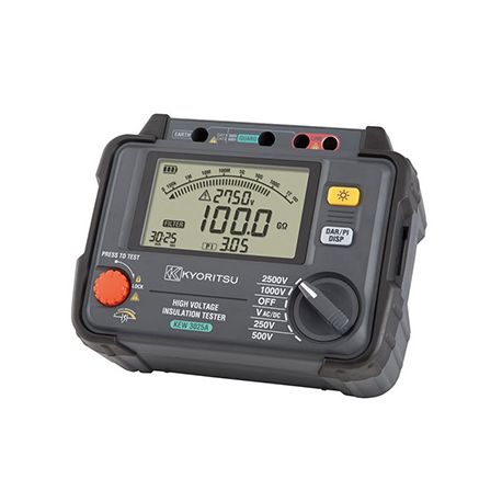 Mesureur d'isolement numérique 250/500/1000/2500V Cat.IV 300V