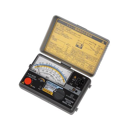 Mes.d'isolement analogique 15/500V 100MOhms