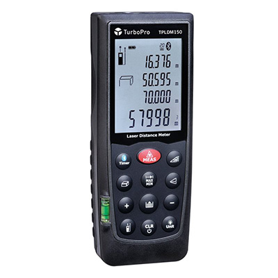 [TPLDM150 - TURBOTRONIC] Télémètre laser de professionnel, 70m, bluetooth