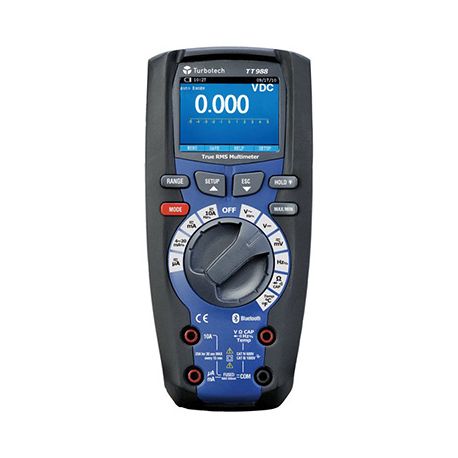 Multimètre TRMS robuste, professionnel, bluetooth