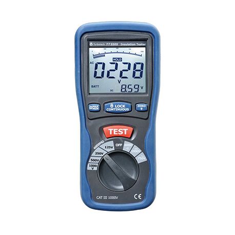 Mesureur isolement numérique 125/250/500/1000V-4GΩ