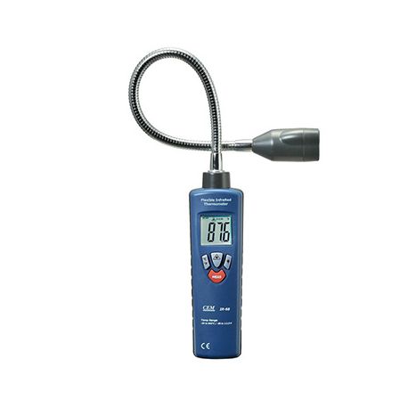 Thermomètre infrarouge à faisceau laser - Avec sonde flexible