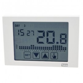 Thermostat radio power - Sans fil - Écran tactile - Blanc - IP40