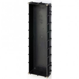 Boîtier d'encastrement GT4B - Pour interphone GTDMBLVN - 4 modules - Noir