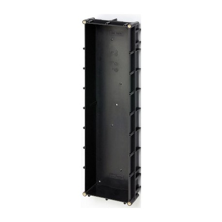 Boîtier d'encastrement GT4B - Pour interphone GTDMBLVN - 4 modules - Noir
