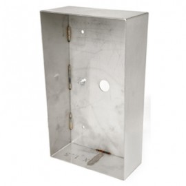 Cadre avec visière - En saillie - Pour platines KDA2 et KDA4 - Inox