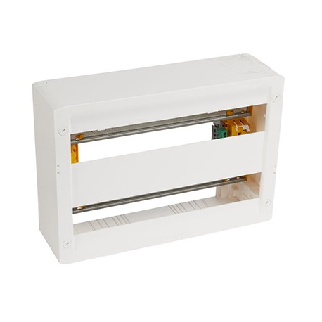 Coffret basique Drivia 18 - 250x355mm - 2x Rail DIN - Blanc
