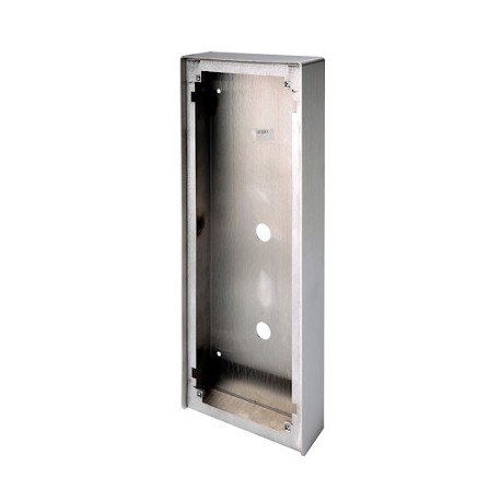 Cadre avec visière - En saillie - Pour platines GTDMBLVND et ISDVFALAC - Inox