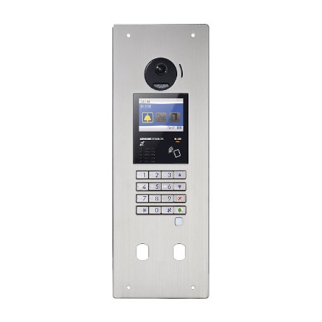 Platine monobloc - Encastrée - Inox - Double perçage T25
