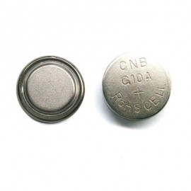 Lot de 2 piles boutons alcalines - LR1130/LR54 - 0% de mercure - 1,5V - 75 mAh