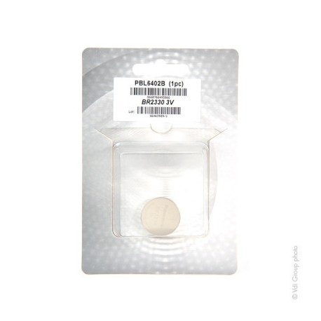 Pile bouton lithium BR2330/BN Panasonic - 3V - 255 mAh
