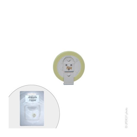 Pile bouton lithium - CR1220/HFN - 3V - 35 mAh