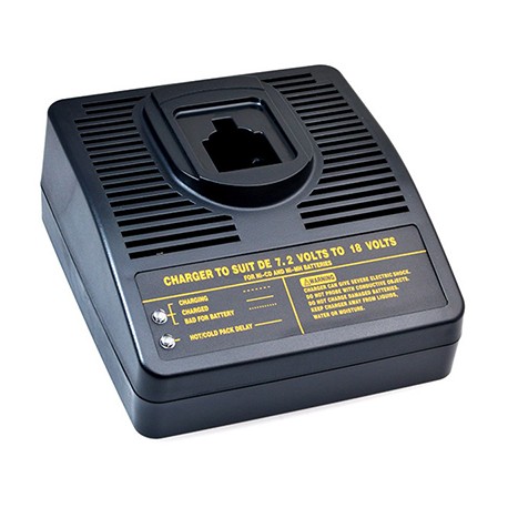 Chargeur pour batterie d'outillage - Dewalt - NIMH/NICD - 7,2 à 18V