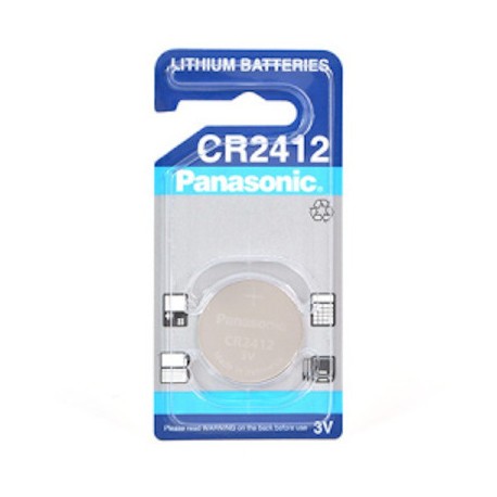 Pile bouton lithium - CR2412 - 3V - 100 mAh