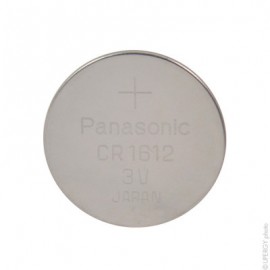 Pile bouton lithium - CR1612 - 3V - 40 mAh