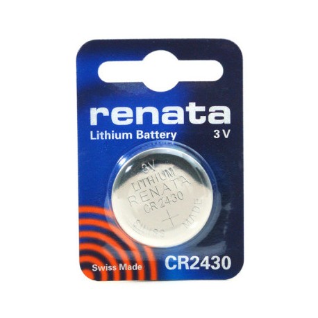 Pile bouton lithium - CR2430 - 3V - 285 mAh