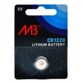 Pile bouton lithium - CR1220 - 3V - 35 mAh