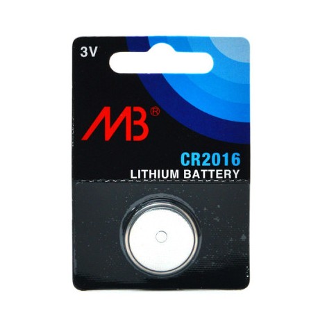 Pile bouton lithium - CR2016 - 3V - 80 mAh