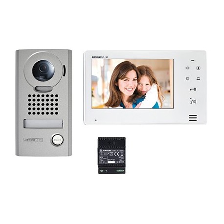 Kit vidéo platine saillie JOS1V avec moniteur écran 7” - touche sensitive - Blanc