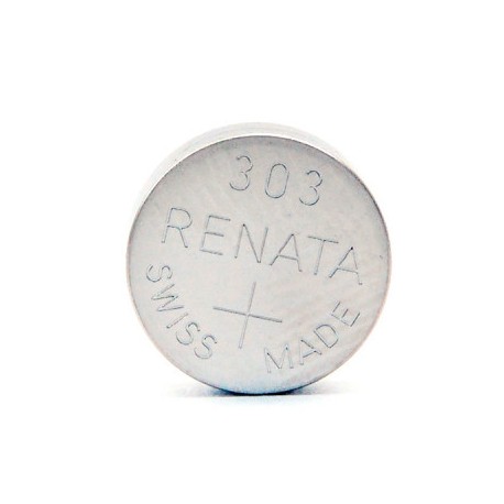 Pile bouton oxyde argent 303 - 1,55V - 175 mAh