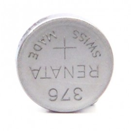 Pile bouton oxyde argent 376 - 1,55V - 27 mAh