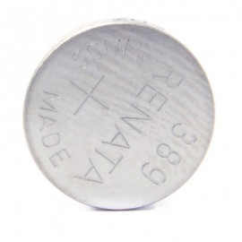 Pile bouton oxyde argent 389 - 1,55V - 80 mAh