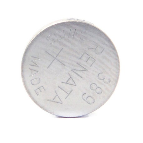 Pile bouton oxyde argent 389 - 1,55V - 80 mAh