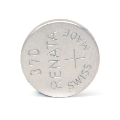 Pile bouton oxyde argent 370 - 1,55V - 40 mAh
