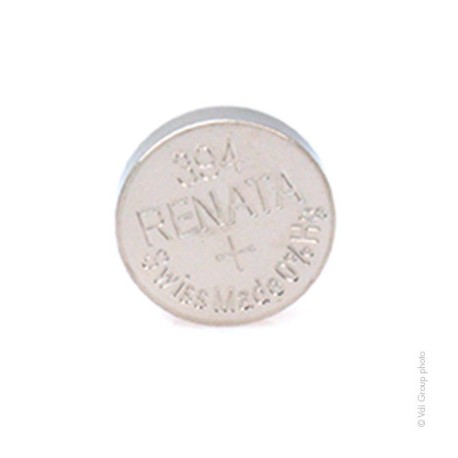 Pile bouton oxyde argent 394 - 1,55V - 84 mAh