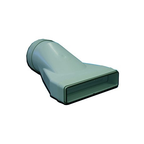 Manchon mixte rectangulaire à joints MCMV 100 pour conduit PVC Rigide - Ultra-plat 55 x 110 mm