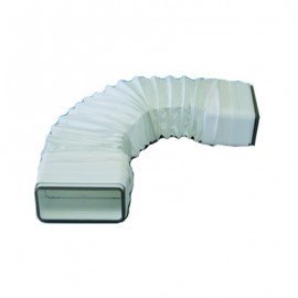 Tube souple à joints rectangulaire TFRV 100 pour conduit PVC Rigide - Ultra-plat 55 x 110 mm