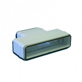 Réduction rectangulaire à joints RPRV 125 pour conduit PVC Rigide - Ultra-plat 55 x 220 mm